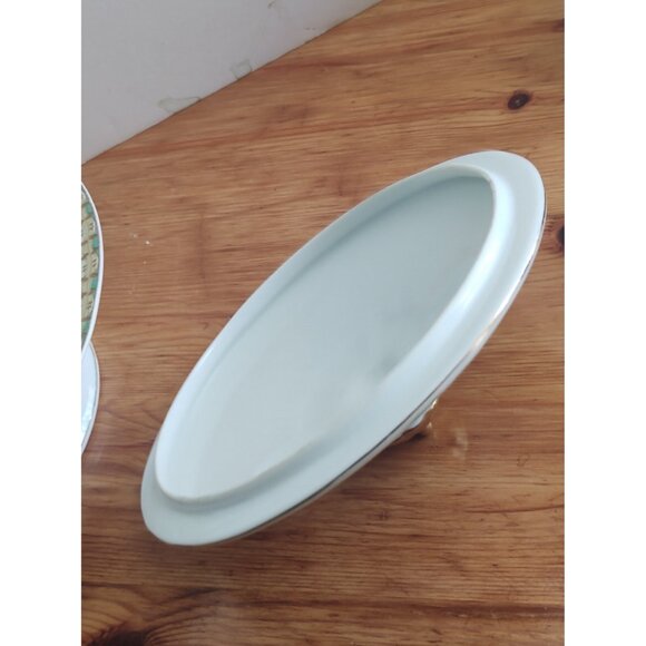 Vintage Ransom Japan Lidded Vegetable/Soup Tureen 1950's 10 1/2 in x 9 1/4 in - Picture 13 of 16